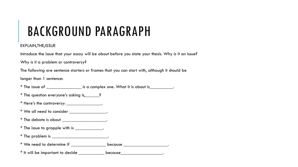 background paragraph 2