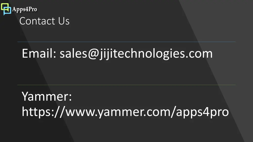 contact us