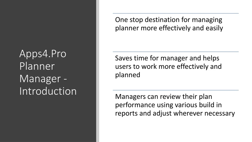 one stop destination for managing planner more