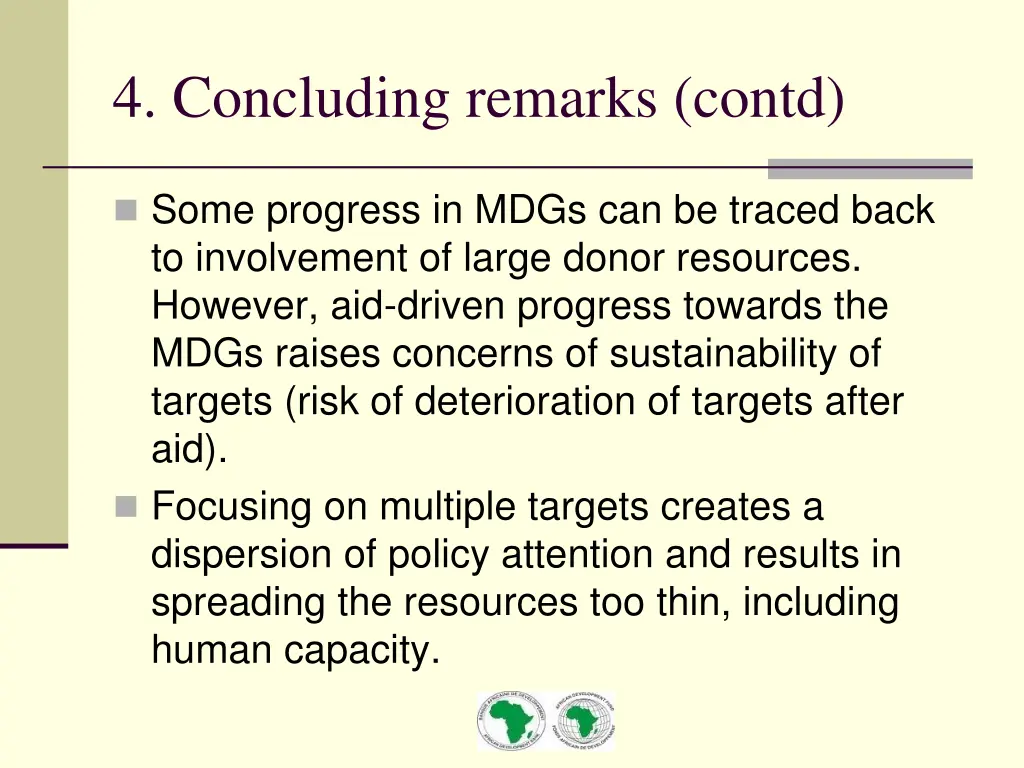 4 concluding remarks contd