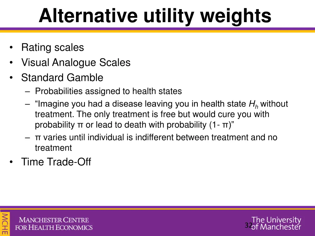 alternative utility weights 2