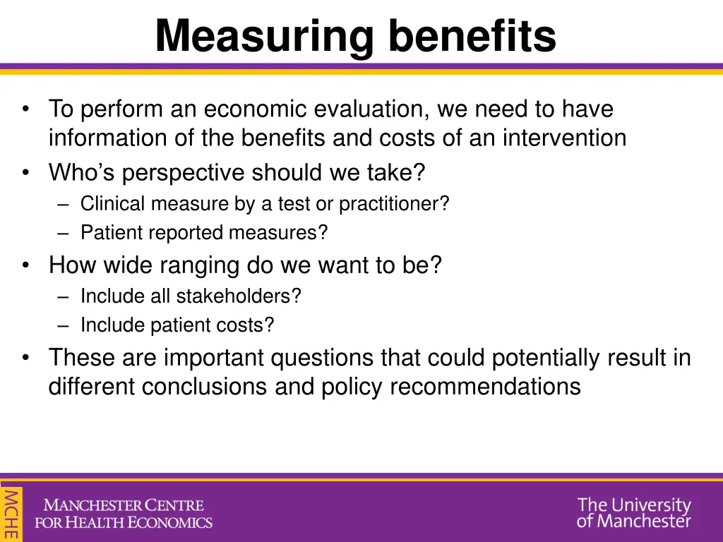 measuring benefits 1