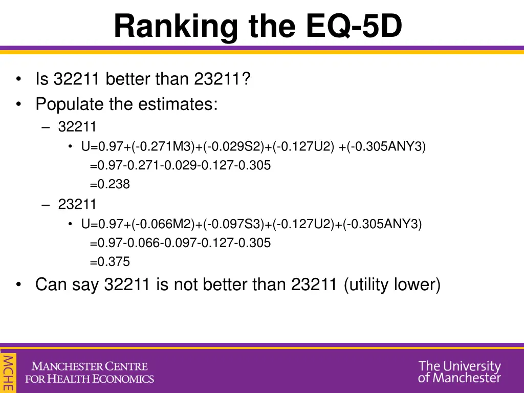ranking the eq 5d 1