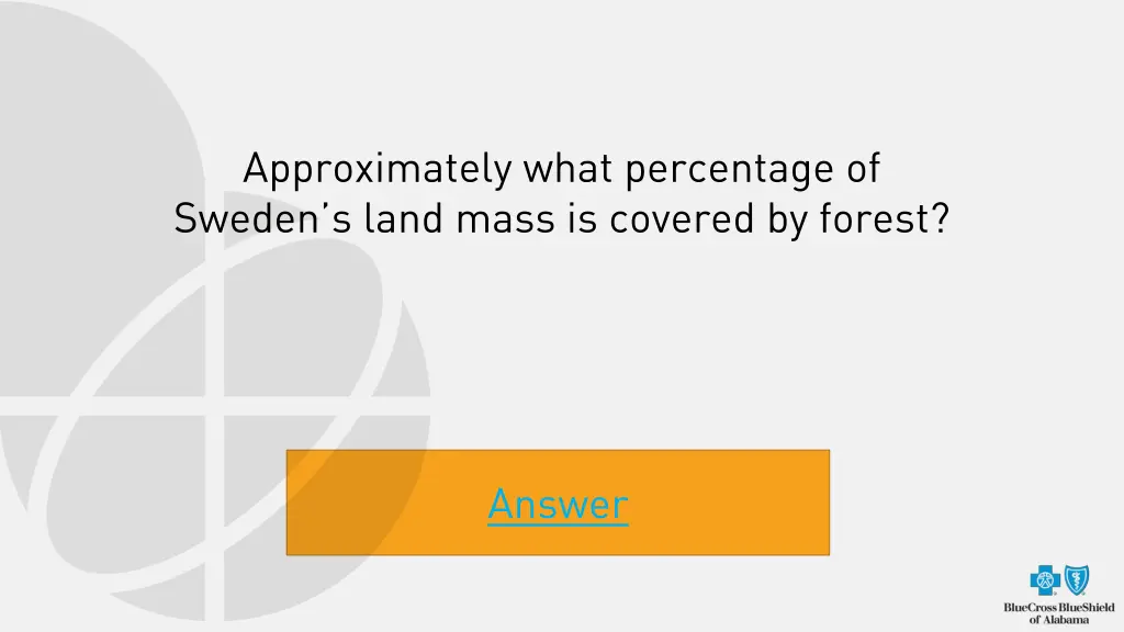 approximately what percentage of sweden s land