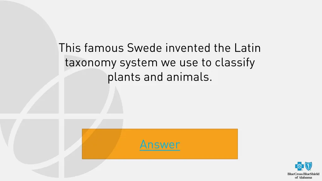 this famous swede invented the latin taxonomy