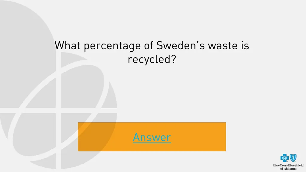 what percentage of sweden s waste is recycled