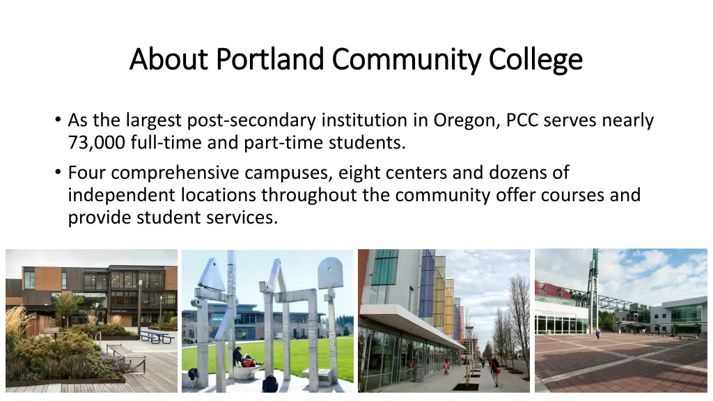 about portland community college about portland