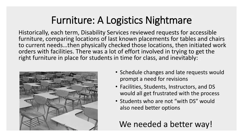 furniture a logistics nightmare furniture