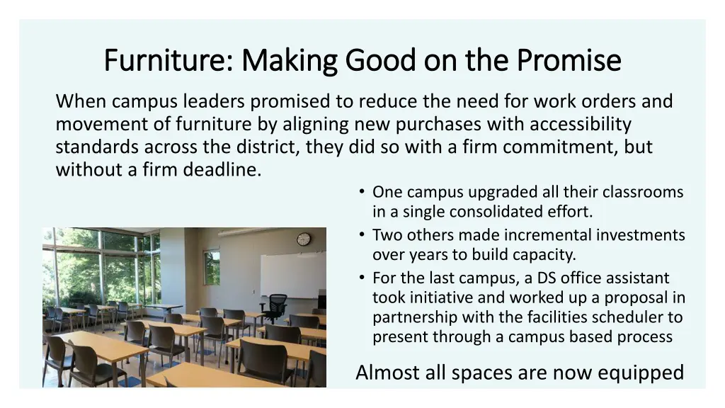 furniture making good on the promise furniture