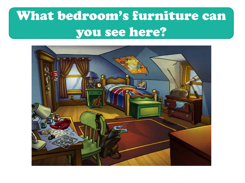 what bedroom s furniture can you see here