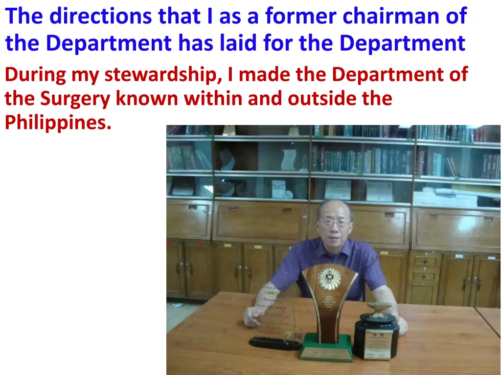 the directions that i as a former chairman 10