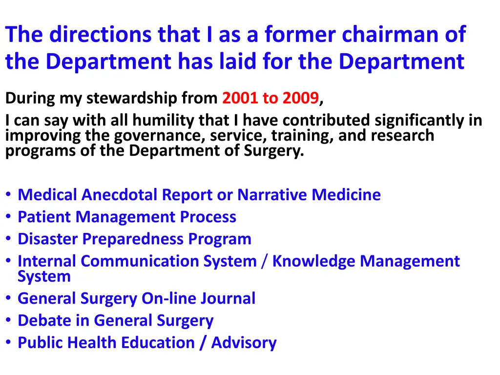 the directions that i as a former chairman 3