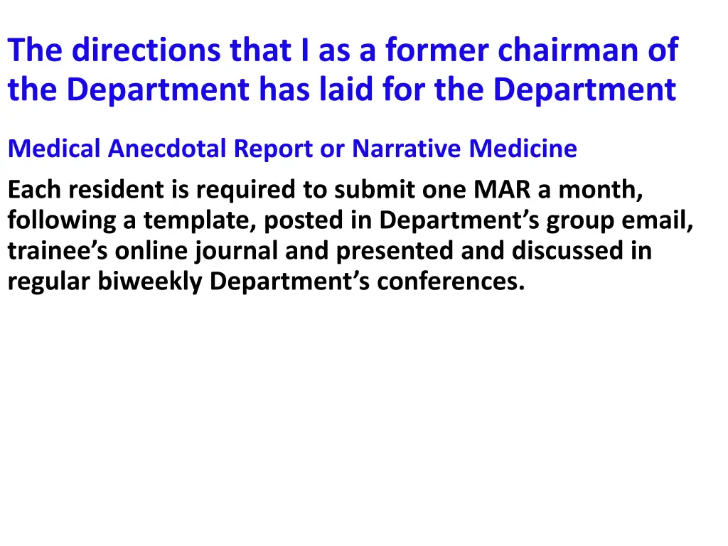 the directions that i as a former chairman 5