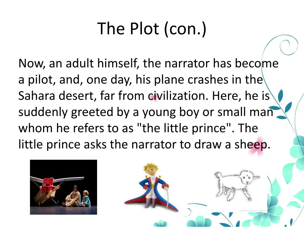 the plot con