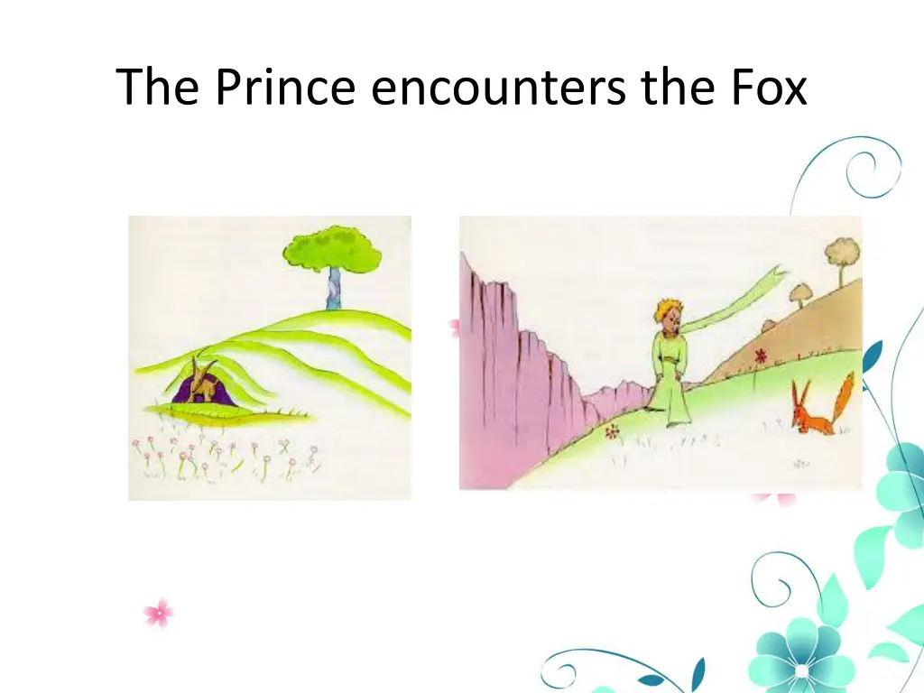 the prince encounters the fox