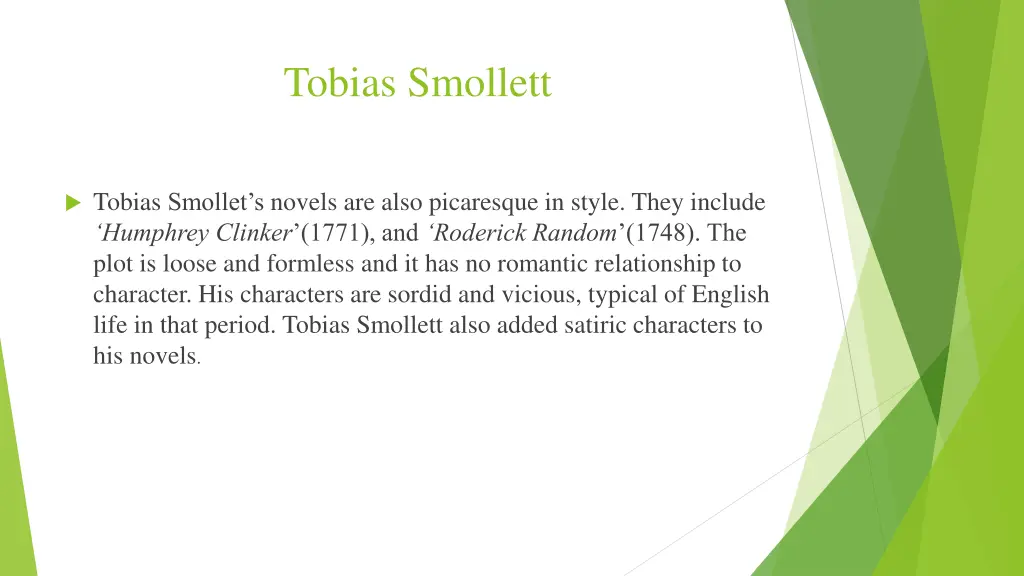 tobias smollett