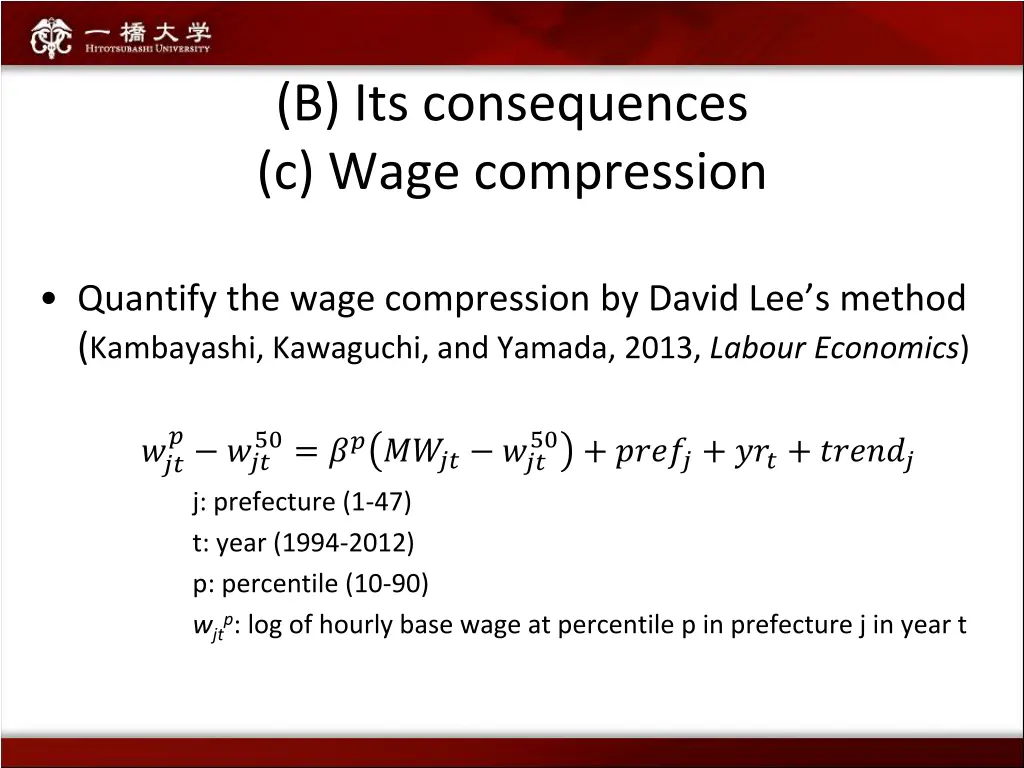 b its consequences c wage compression 5