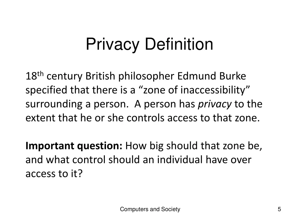 privacy definition