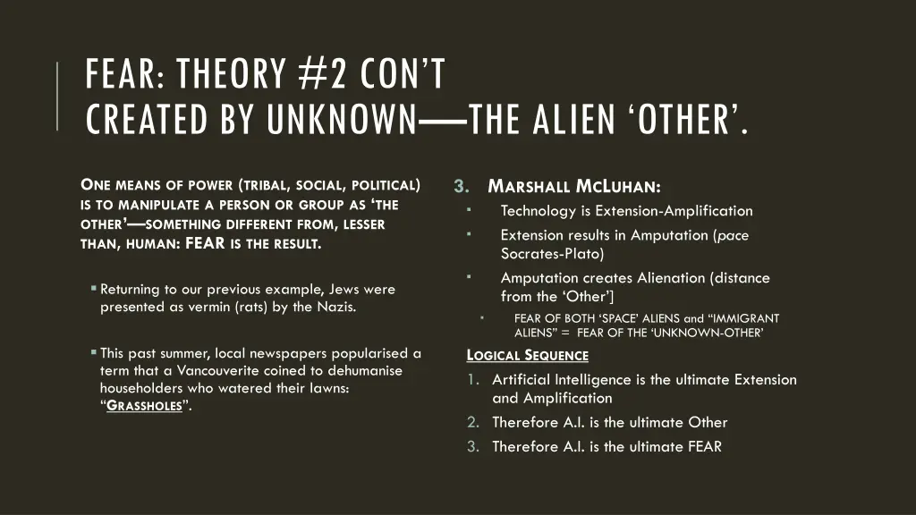 fear theory 2 con t created by unknown the alien
