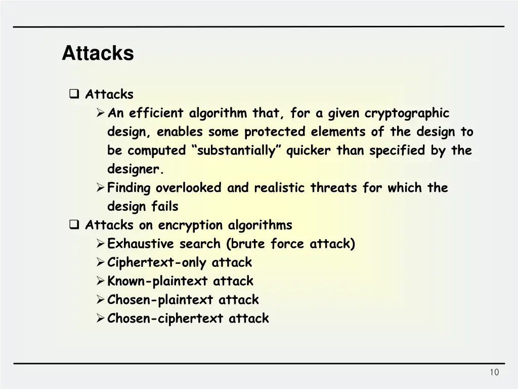 attacks