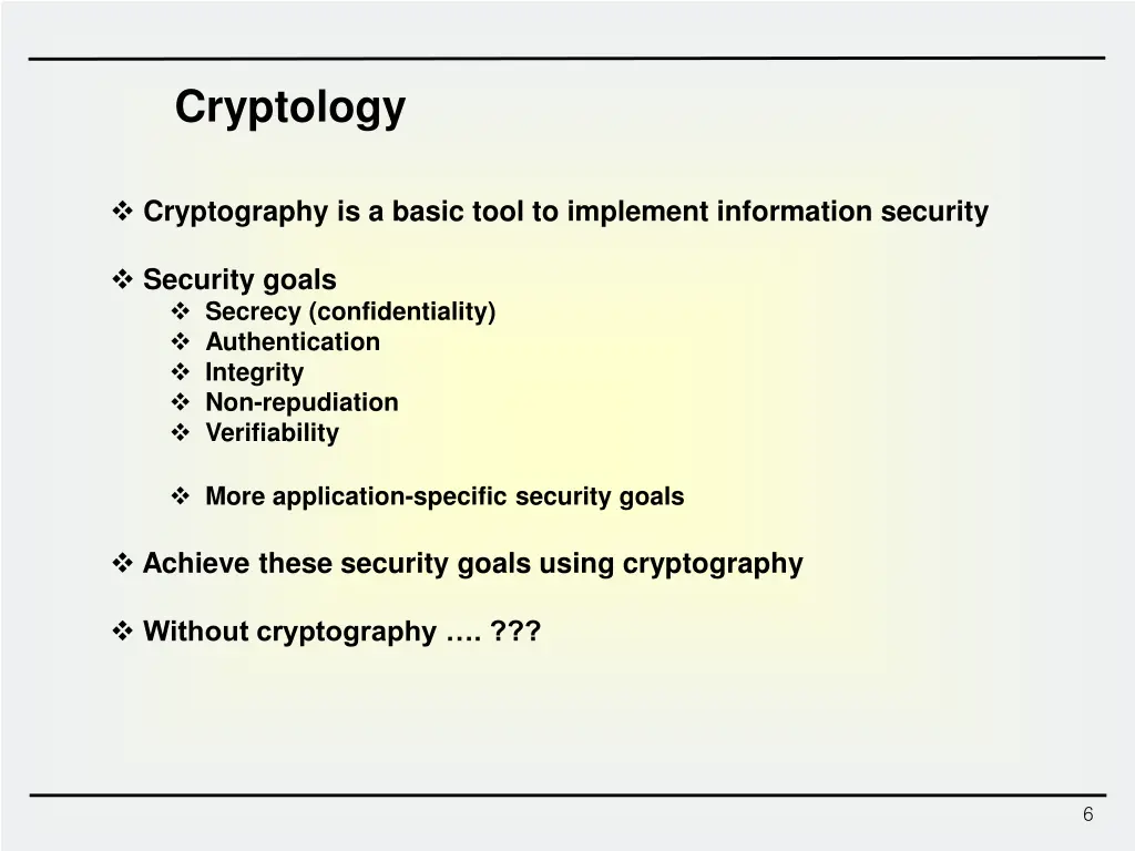 cryptology
