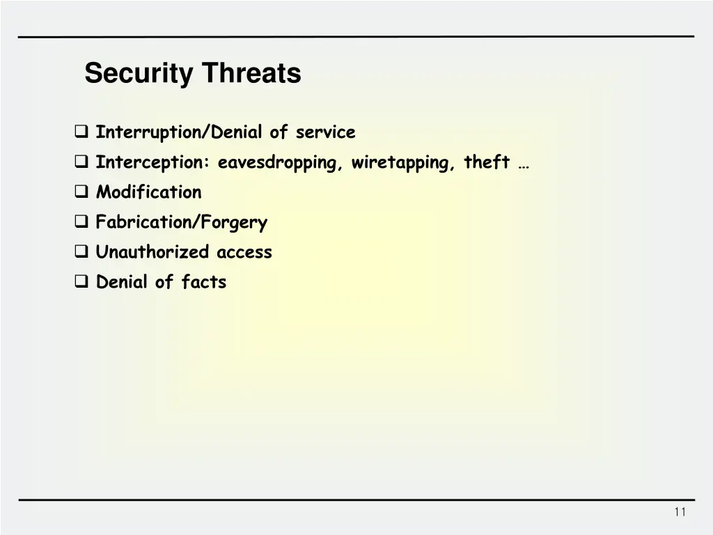 security threats