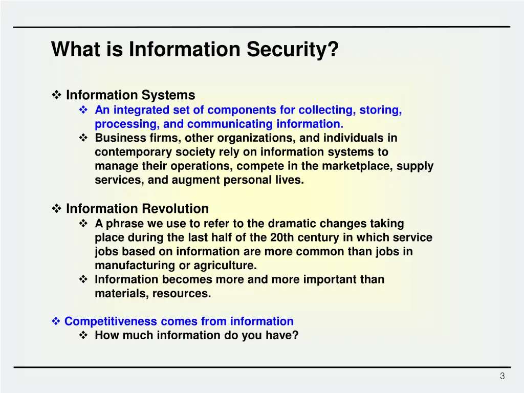 what is information security 1