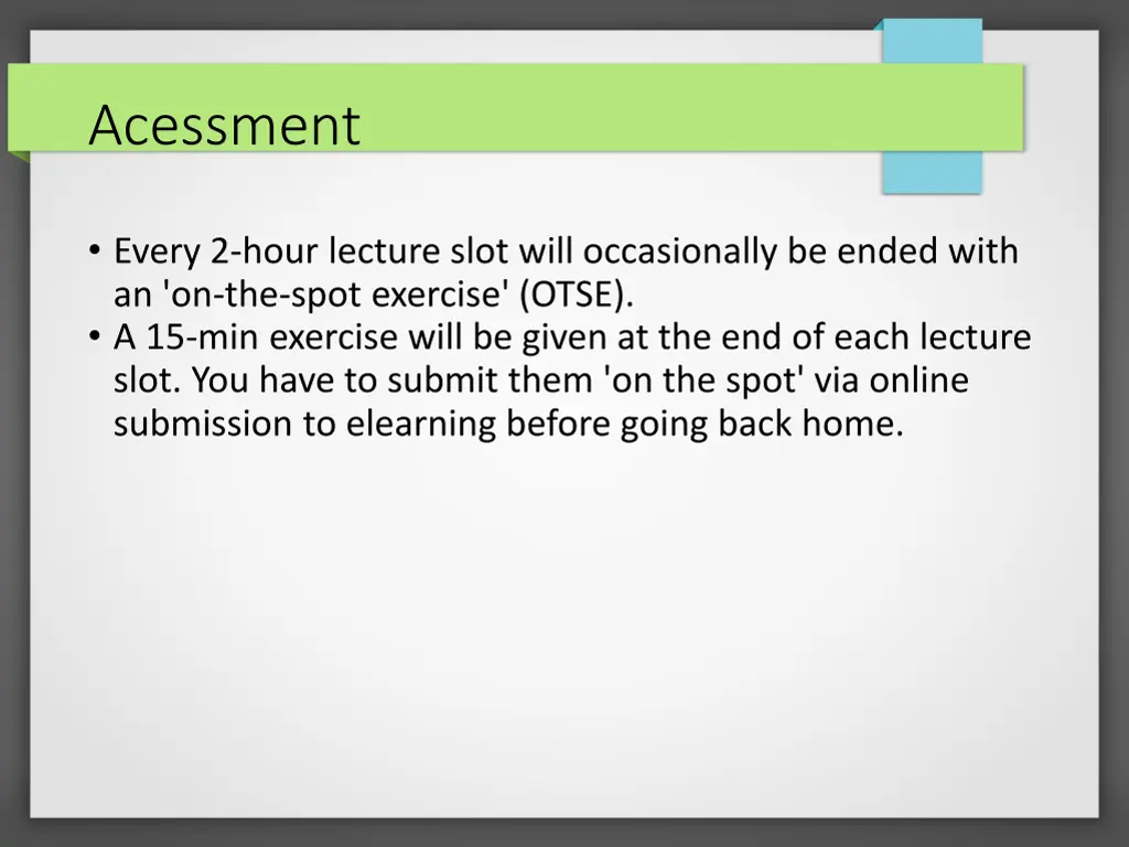 acessment 1