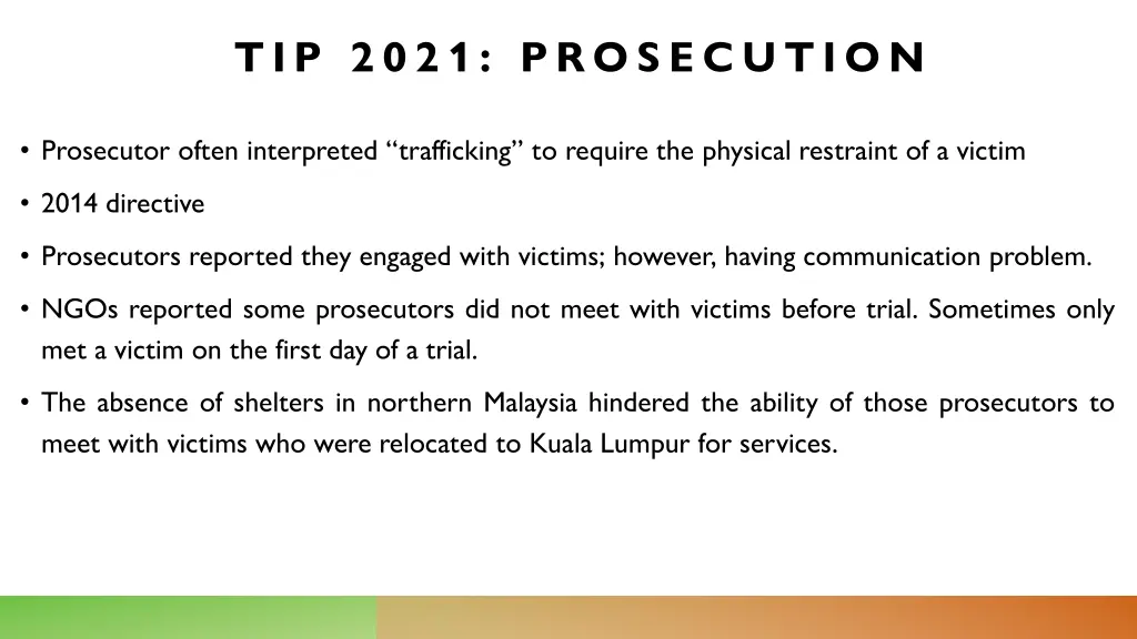 tip 2021 prosecution