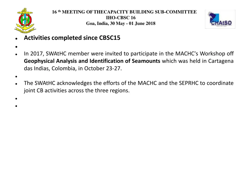 16 th meeting ofthecapacity building 4