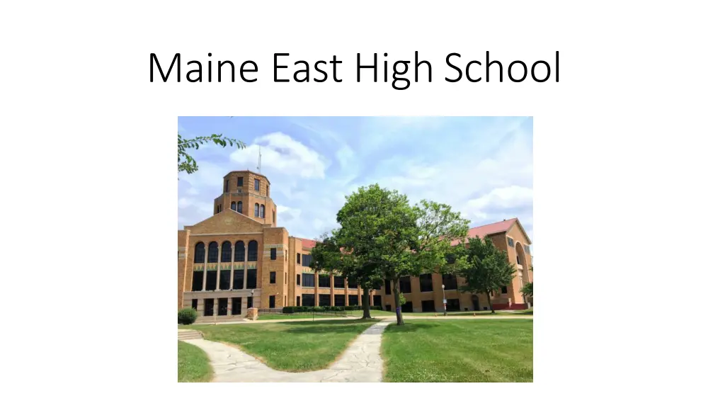 maine east high school