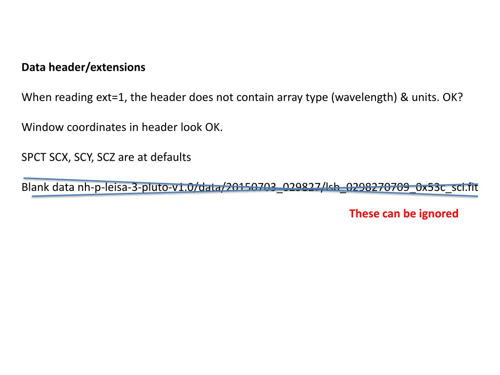 data header extensions