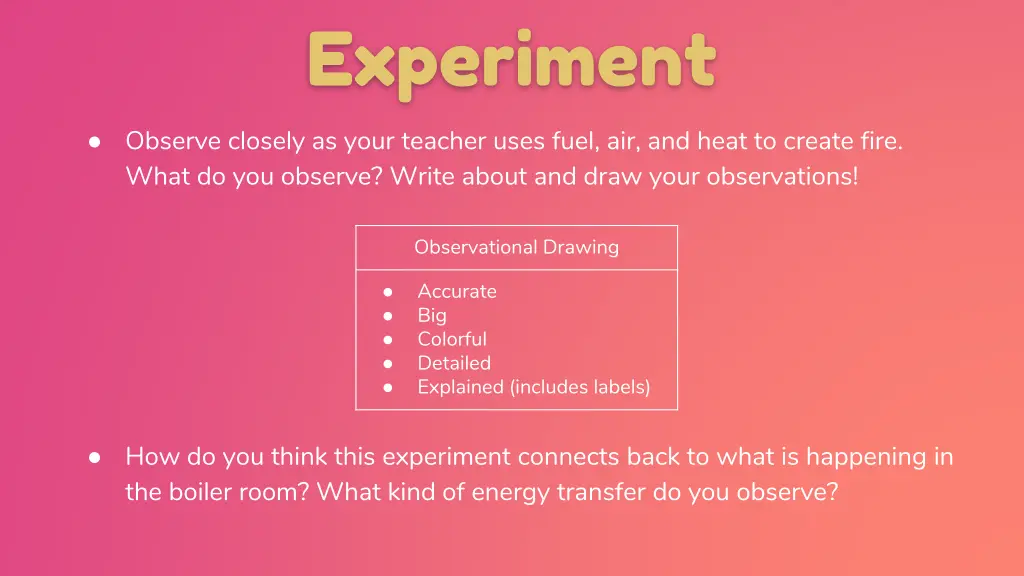 experiment