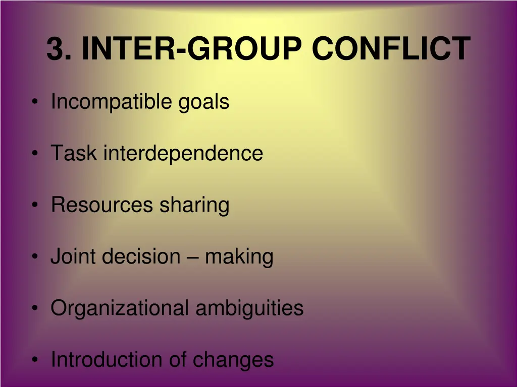 3 inter group conflict