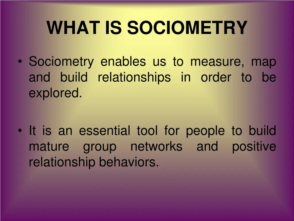 what is sociometry