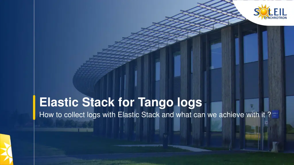elastic stack for tango logs how to collect logs