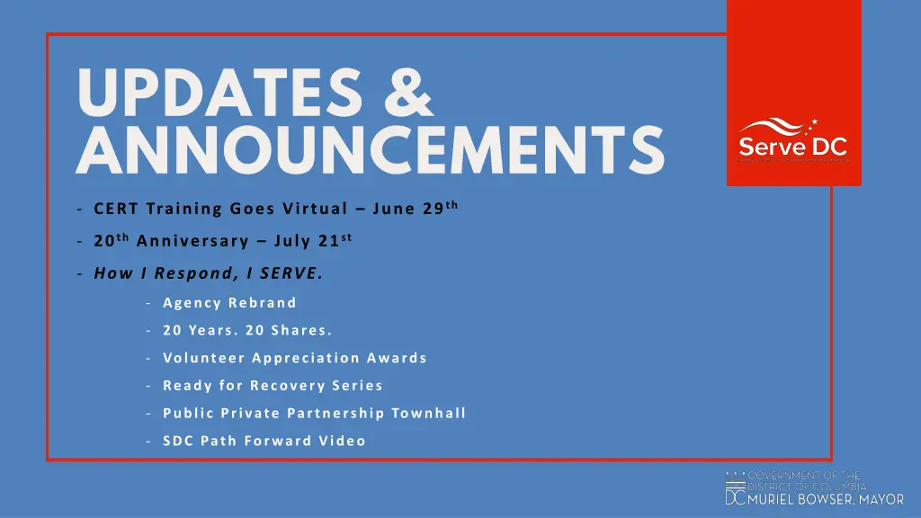updates announcements cert training goes virtual