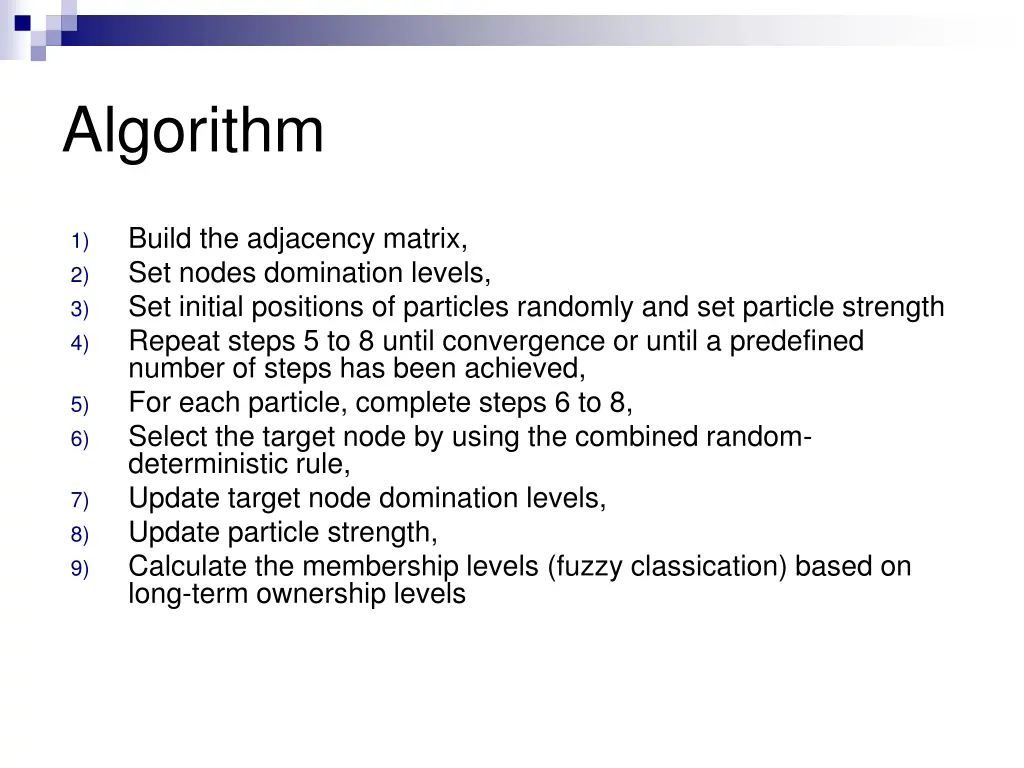 algorithm