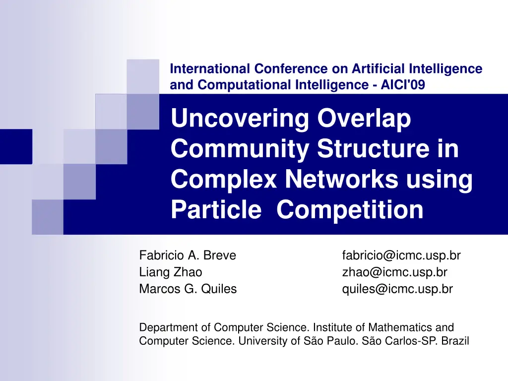 international conference on artificial 1
