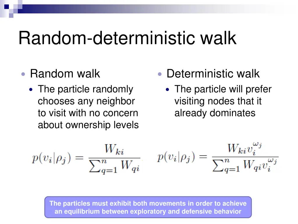 random deterministic walk