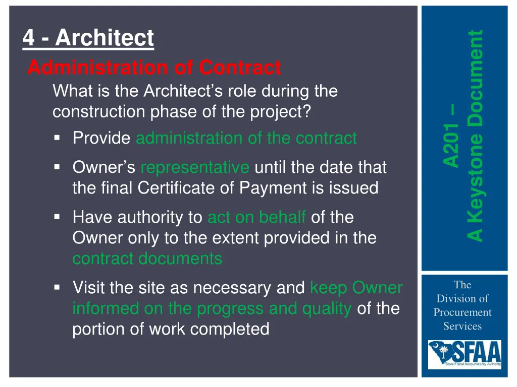 4 architect