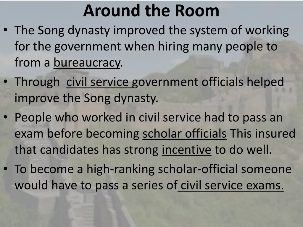 around the room 1