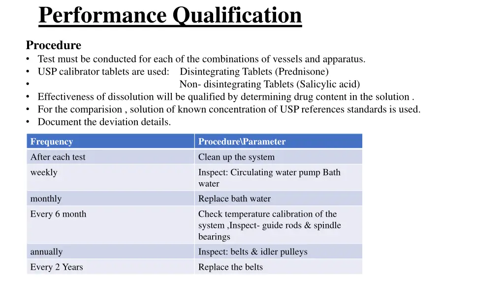 performance qualification