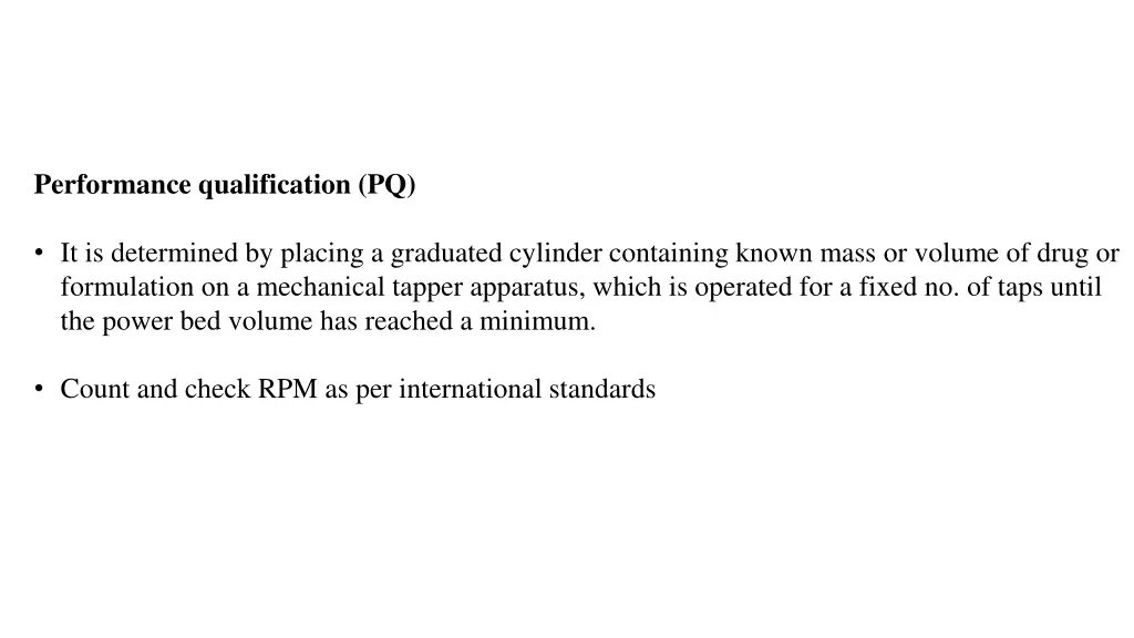 performance qualification pq