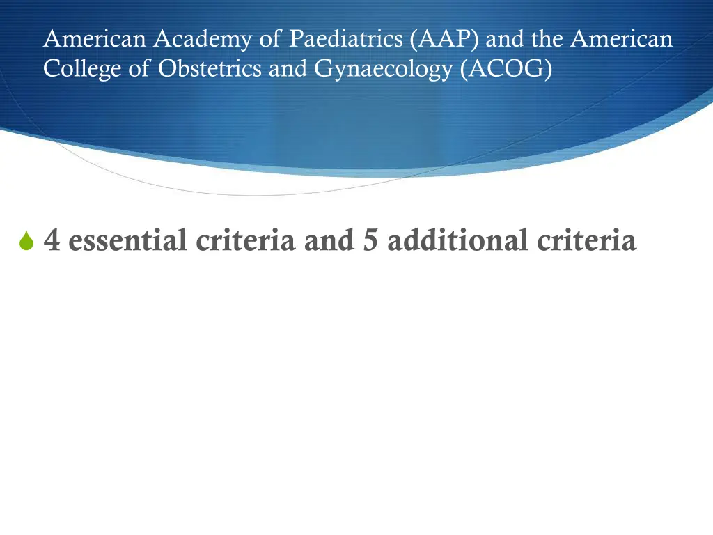 american academy of paediatrics