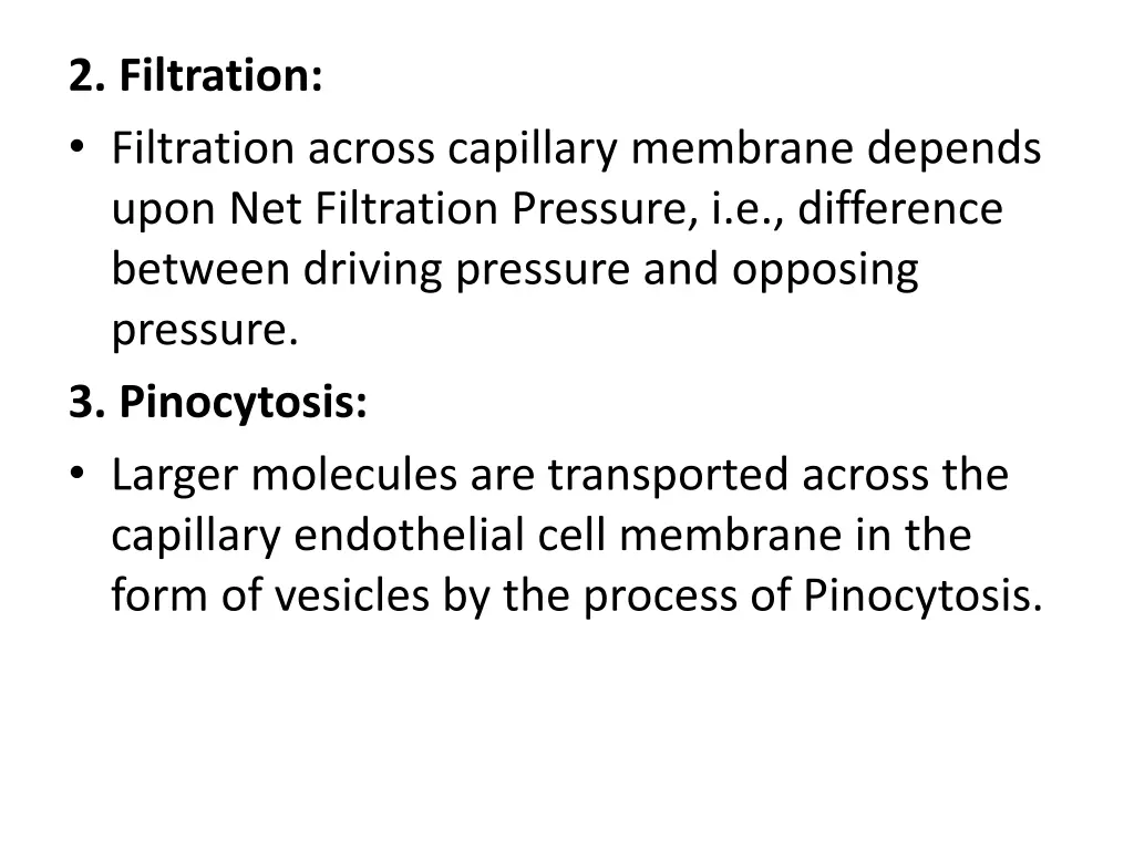 2 filtration filtration across capillary membrane