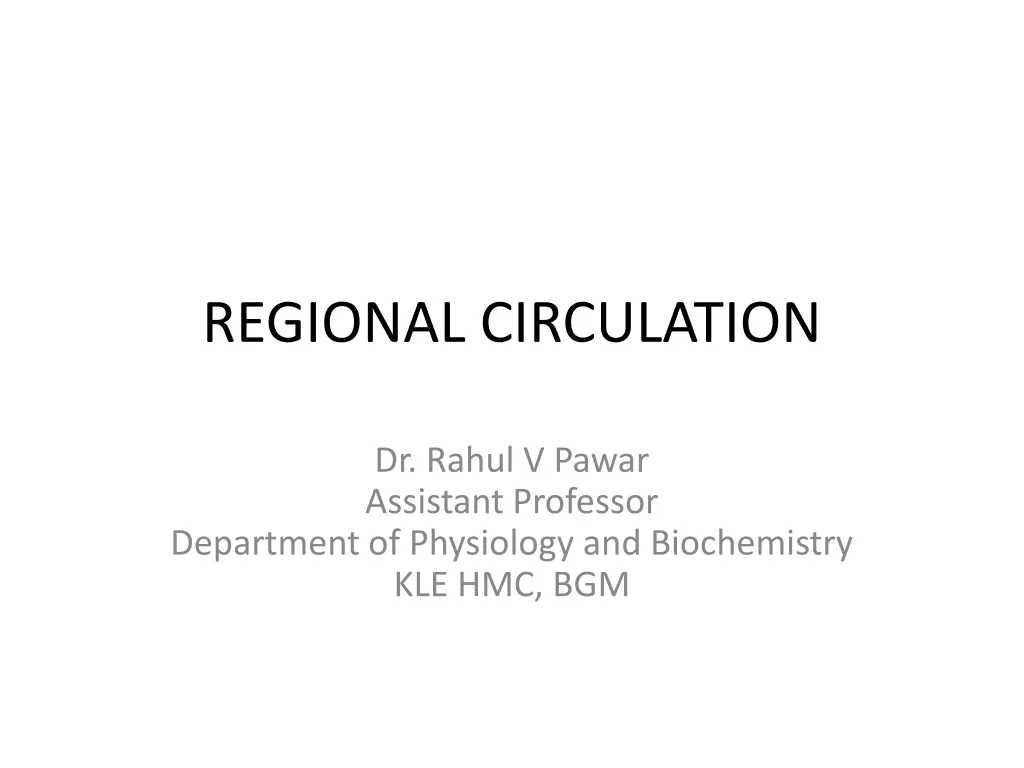 regional circulation