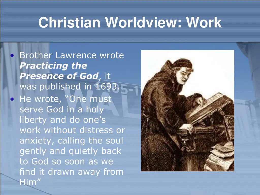 christian worldview work 1