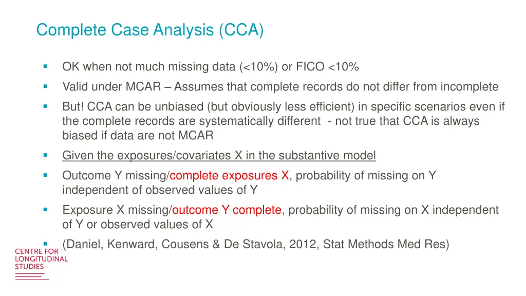 complete case analysis cca