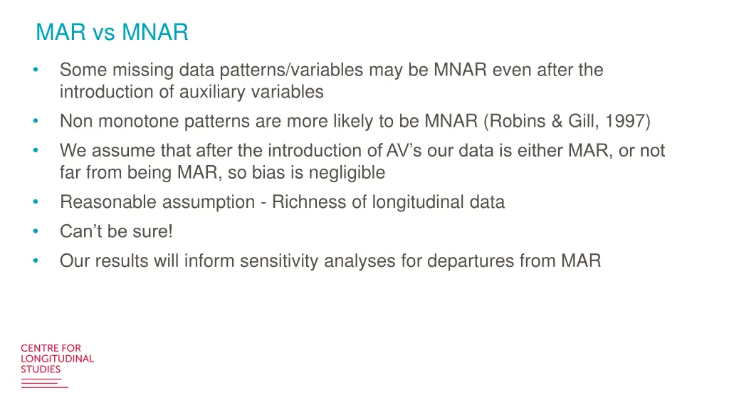 mar vs mnar